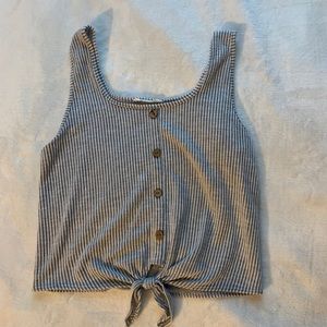 Striped Cropped Tank!